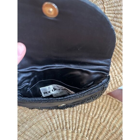 Rue de Calais vintage black clutch - Picture 8 of 11